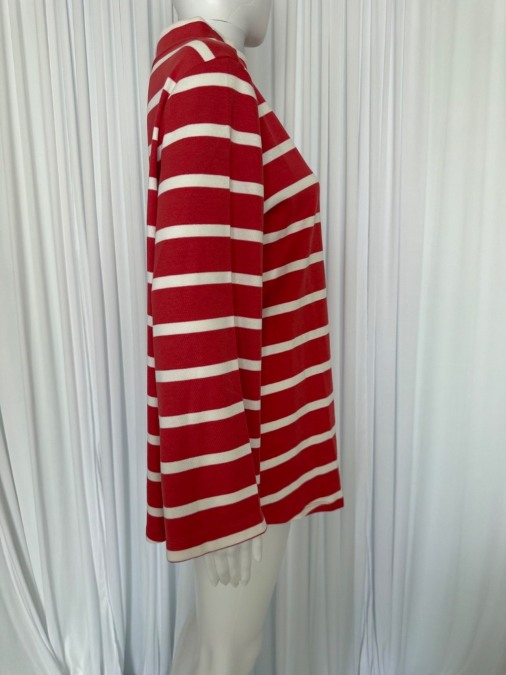 Martha Stewart Signature Coral Stripe Modal Blend Tunic Top XL NWOT - Picture 3 of 16